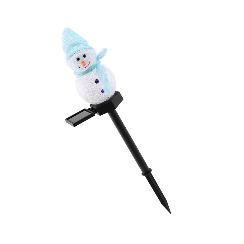 Outdoor Power For Xmas Lights - أضواء شمسية على شكل رجل الثلج