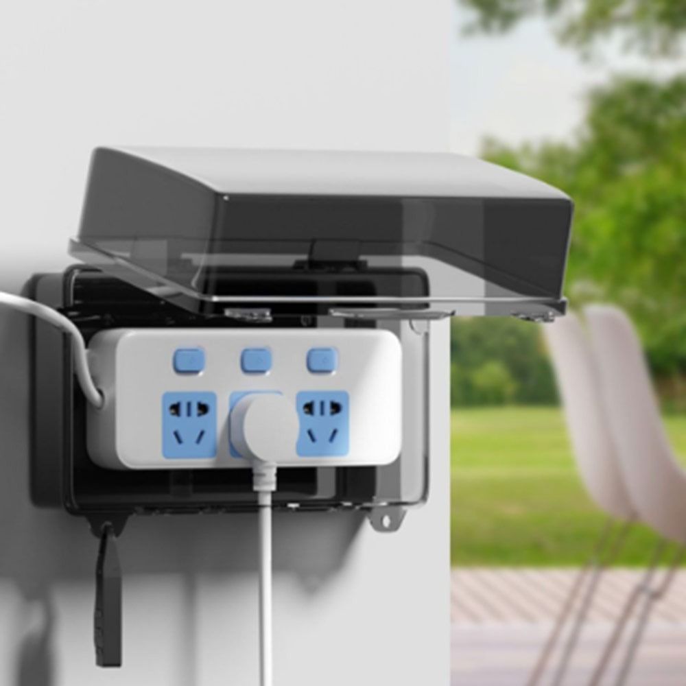 Outdoor Power Outlet Weatherproof - صندوق بلاستيكي متين مقاوم للماء والظروف