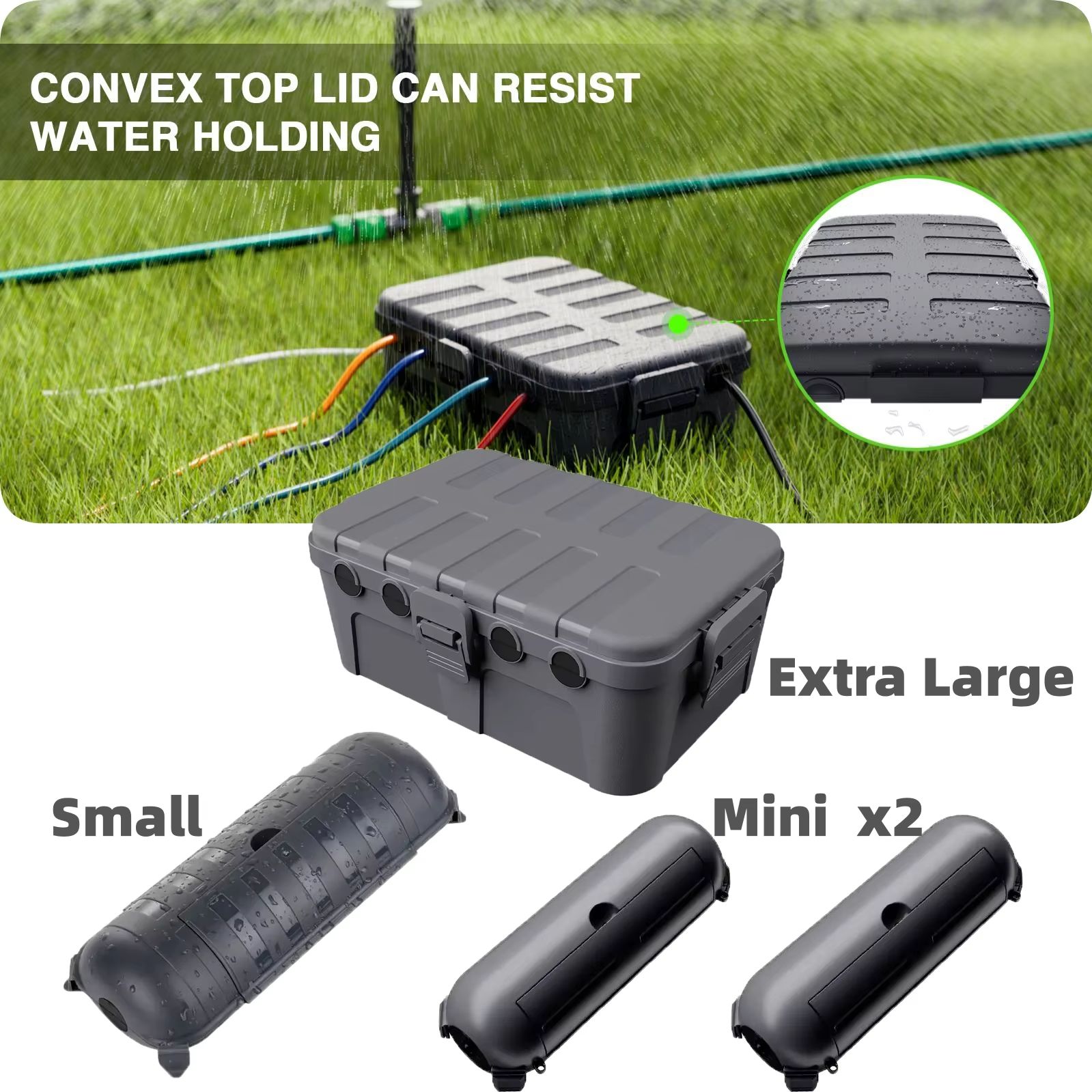 Outdoor Power Socket Cover - صندوق كهربائي خارجي كبير مقاوم للعوامل