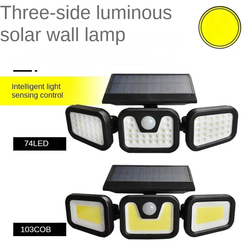 Outdoor Power Garage - مصباح LED شمسي بثلاثة أوضاع مع