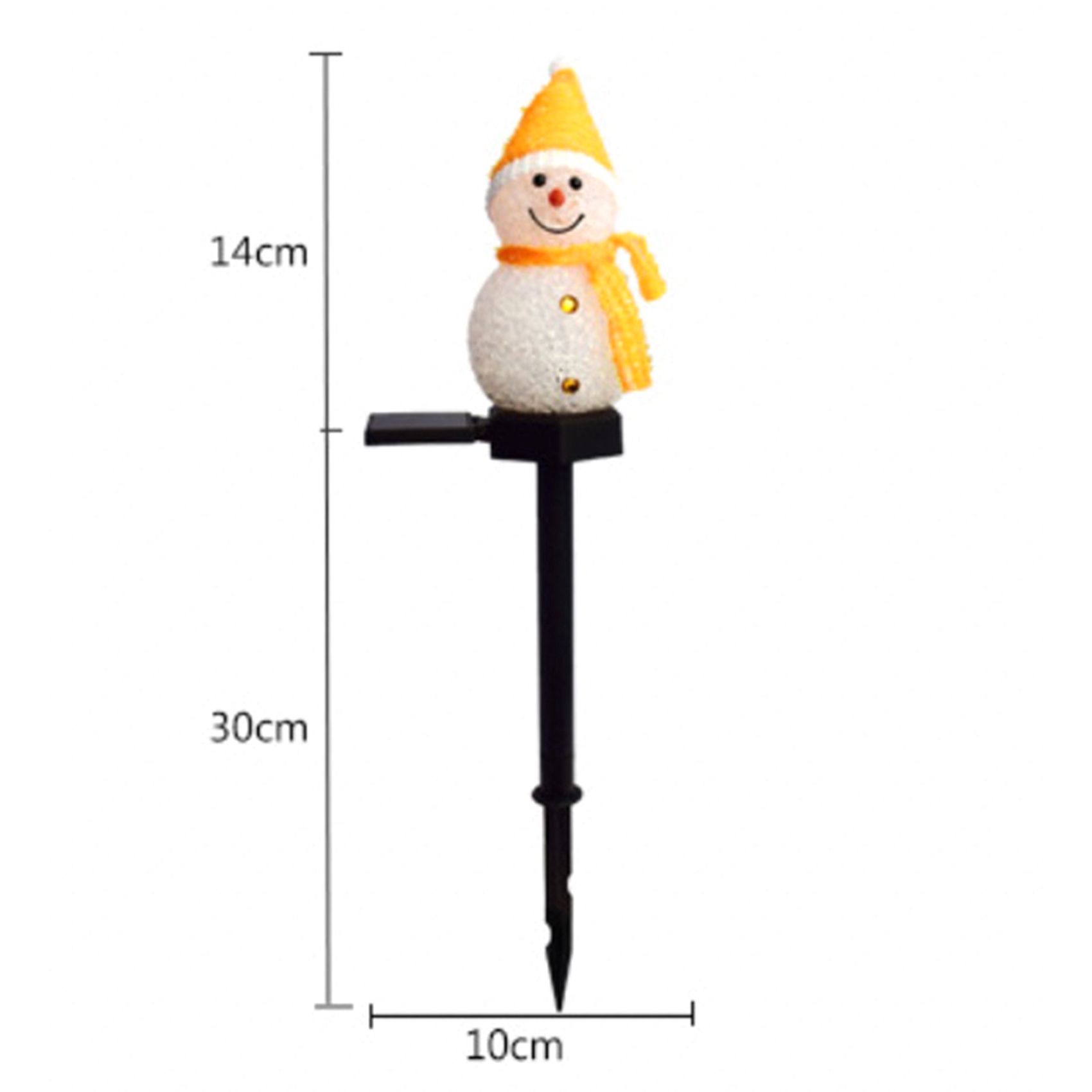 Outdoor Power For Xmas Lights - أضواء شمسية على شكل رجل الثلج