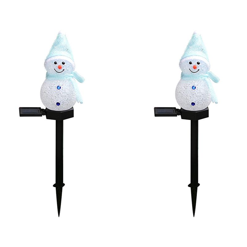 Outdoor Power For Xmas Lights - أضواء شمسية على شكل رجل الثلج