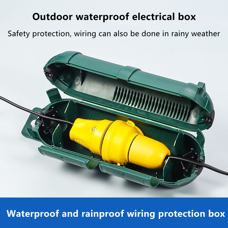 Outdoor Power Socket Cover - غطاء أمان سلك تمديد خارجي مع