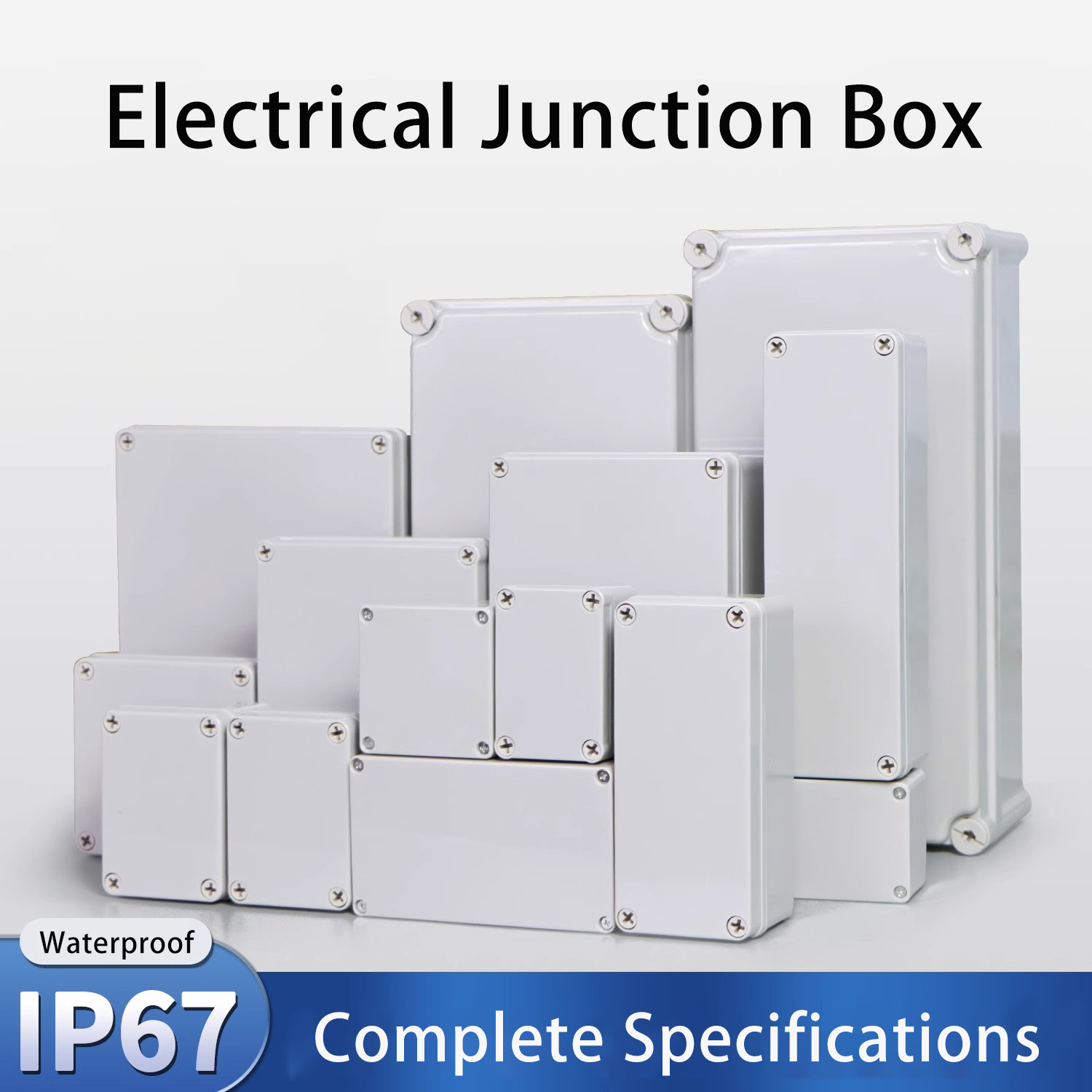 Outdoor Power Socket Cover - IP67 رمادي/غطاء شفاف في الهواء الطلق