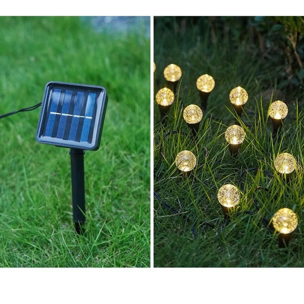 Outdoor Power For Xmas Lights - أضواء حديقة خارجية تعمل بالطاقة الشمسية