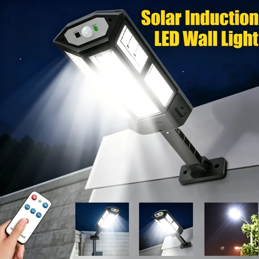 Outdoor Power Garage - مصباح LED شمسي قوي للاستخدام الخارجي،