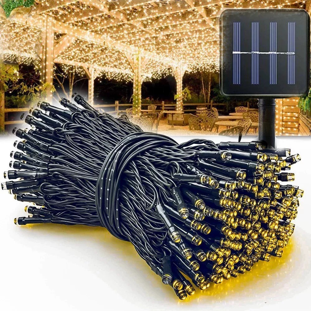تعمل بالطاقة الشمسية الجنية سل - مراجعة Outdoor Power For Xmas Lights وسعره
