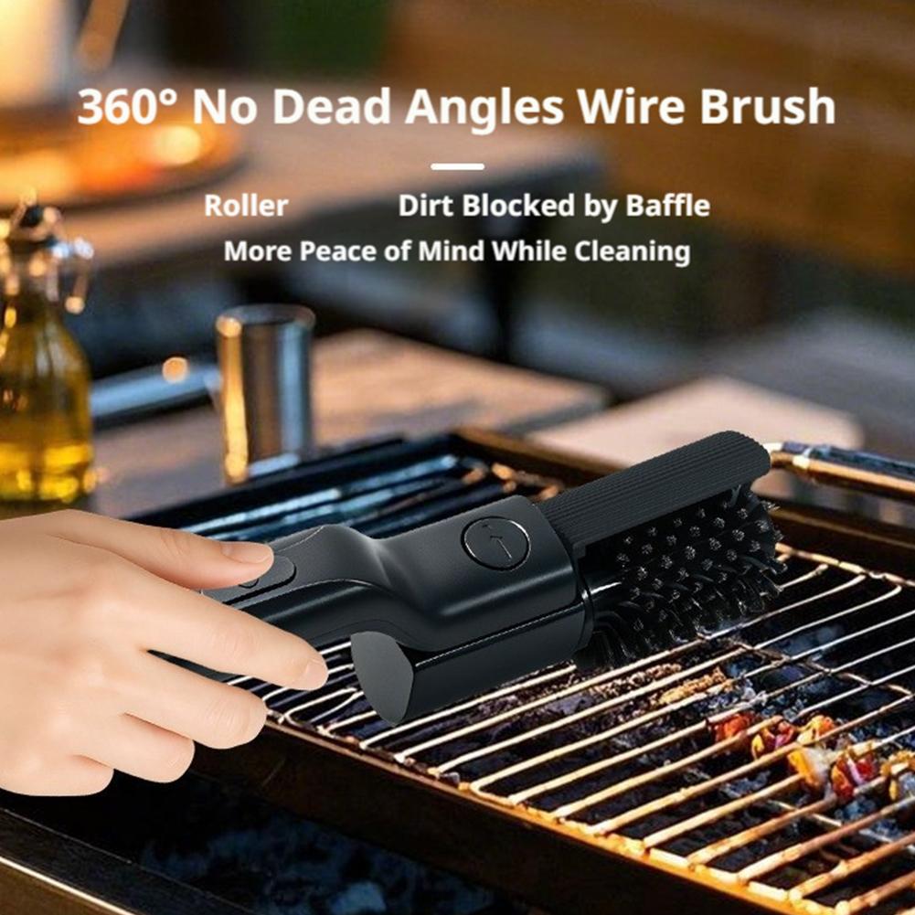 فرشاة تنظيف شواية كهربائية لاس - مراجعة Outdoor Power Grill وسعره