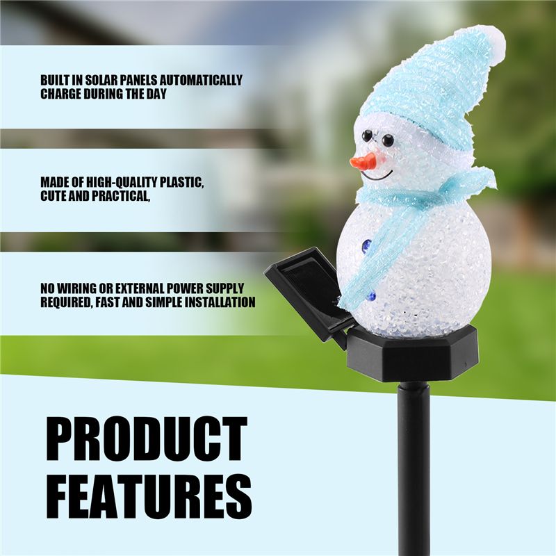 أضواء شمسية على شكل رجل الثلج  - مراجعة Outdoor Power For Xmas Lights وسعره