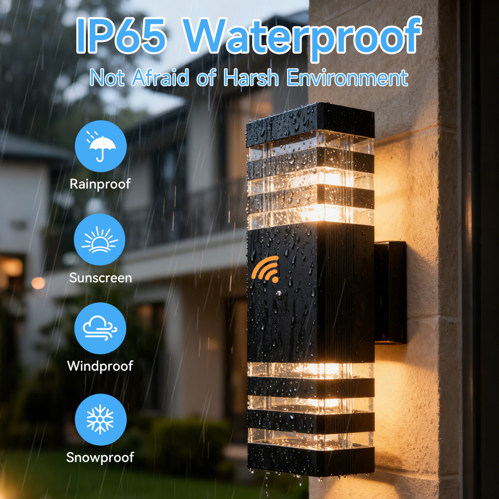 مصباح جداري خارجي بمستشعر حركة - مراجعة Outdoor Power Outlet Weatherproof وسعره