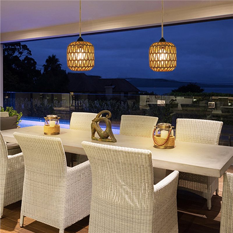 2X ثريا خارجية تعمل بالبطارية، - مراجعة Outdoor Power For Gazebo وسعره