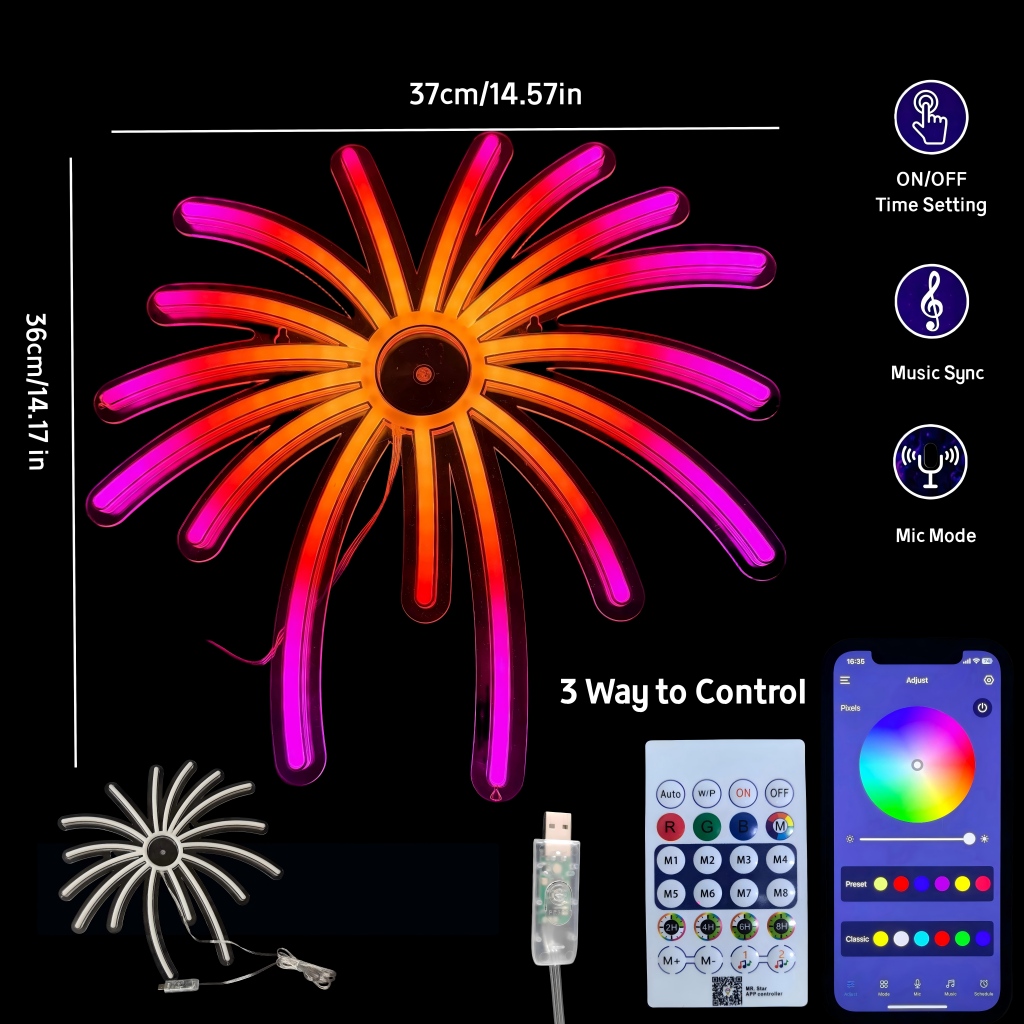 لافتة نيون RGB على شكل ألعاب ن - مراجعة Outdoor Power For Xmas Lights وسعره