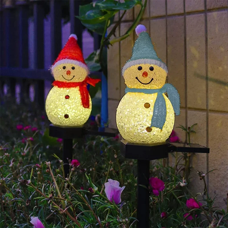 إضاءة LED شمسية على شكل رجل ثل - مراجعة Outdoor Power For Xmas Lights وسعره