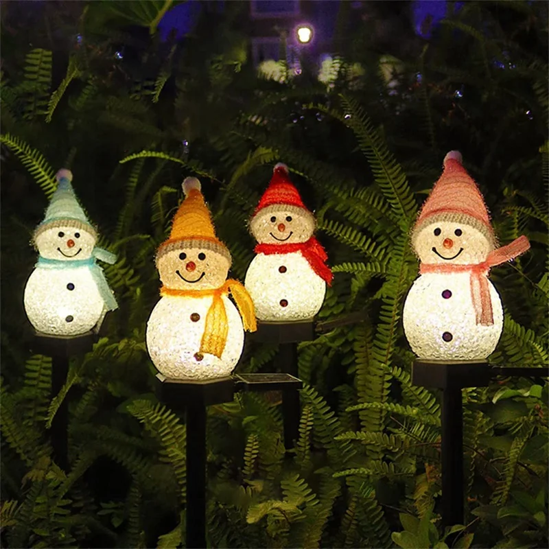 إضاءة LED شمسية على شكل رجل ثل - مراجعة Outdoor Power For Xmas Lights وسعره