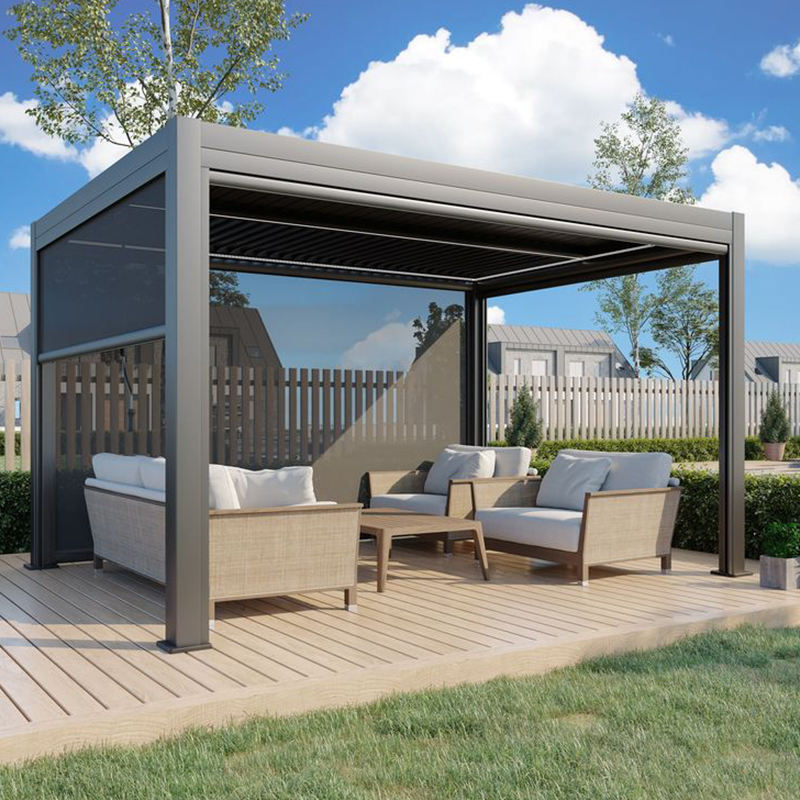 بيرجولا ألومنيوم تعمل بالطاقة  - مراجعة Outdoor Power For Gazebo وسعره