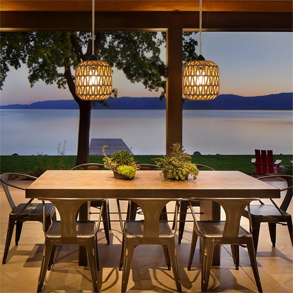 مصباح معلق يعمل بالبطارية من A - مراجعة Outdoor Power For Gazebo وسعره