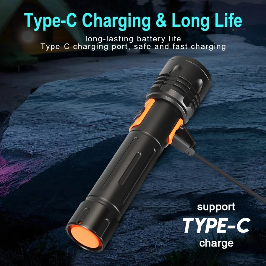مصباح يدوي LED عالي الطاقة USB - مراجعة Outdoor Power Usb وسعره
