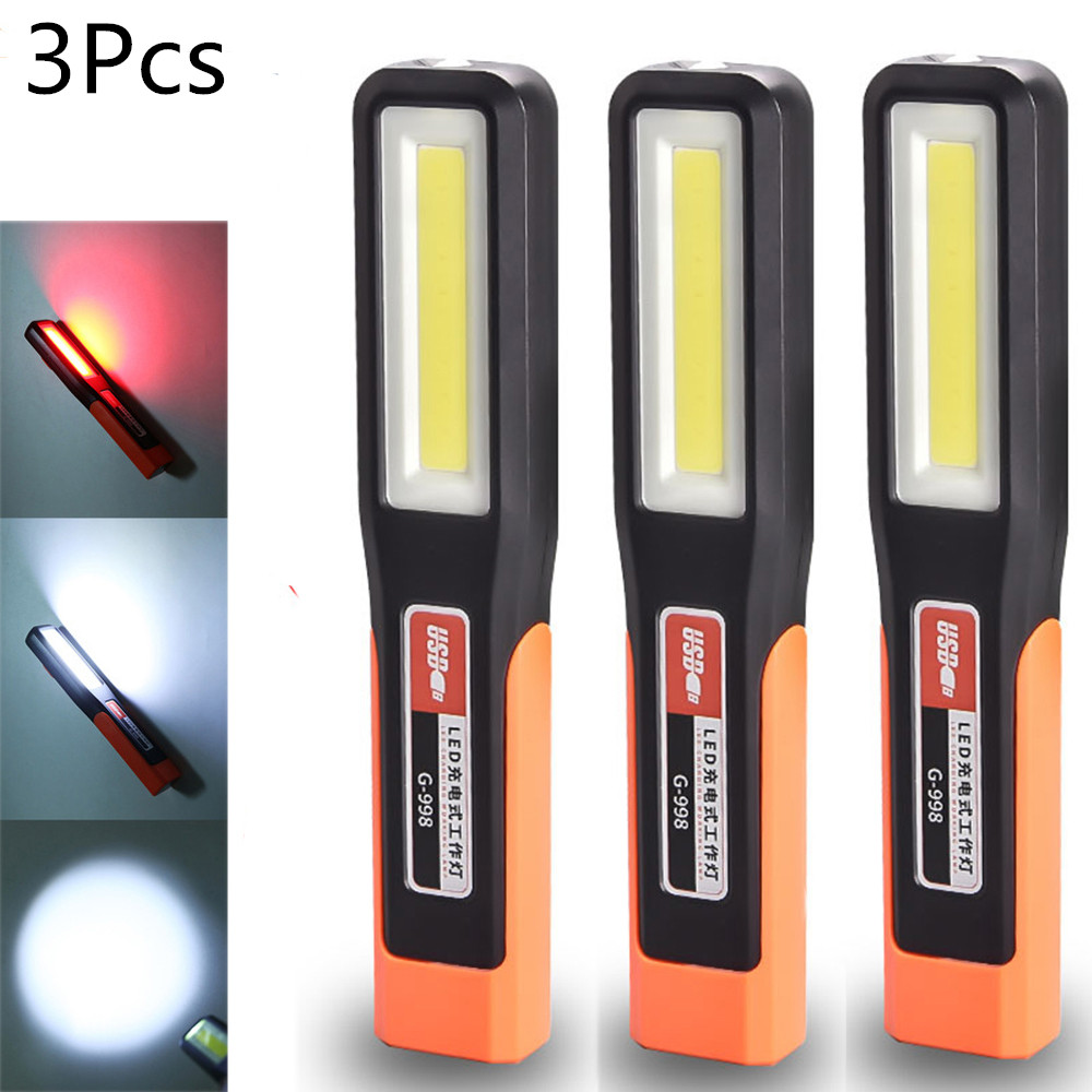 3 قطعة COB LED قوية ضوء العمل  - مراجعة Outdoor Power Garage وسعره