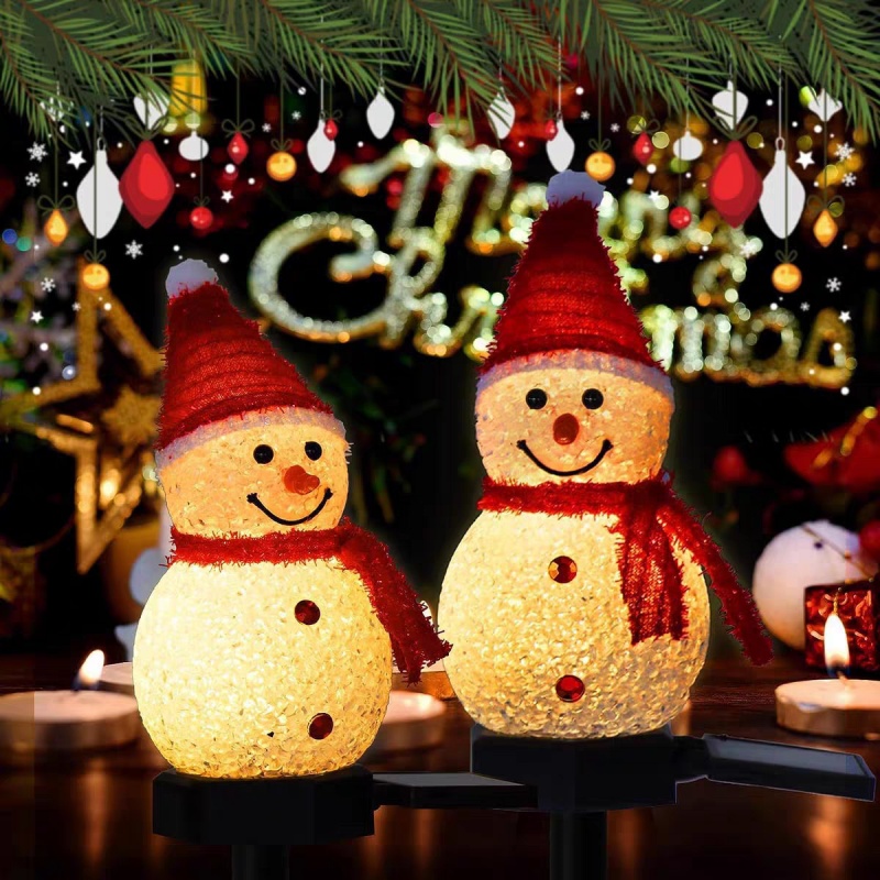 LED ثلج الشمسية مصباح حديقة في - مراجعة Outdoor Power For Xmas Lights وسعره