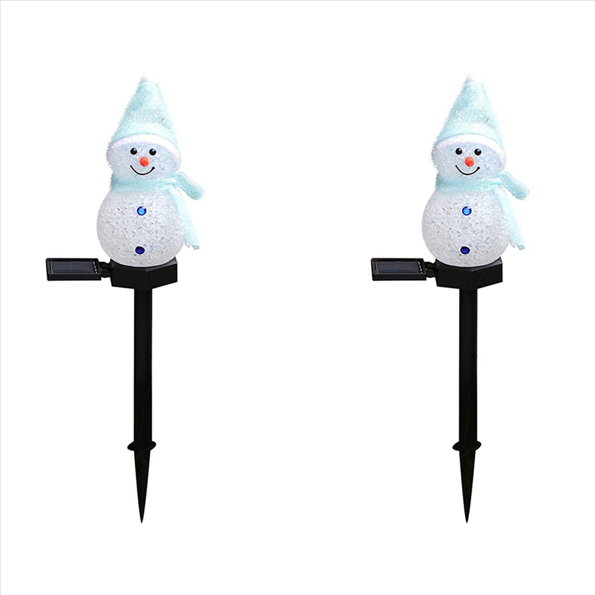 أضواء شمسية على شكل رجل الثلج  - مراجعة Outdoor Power For Xmas Lights وسعره