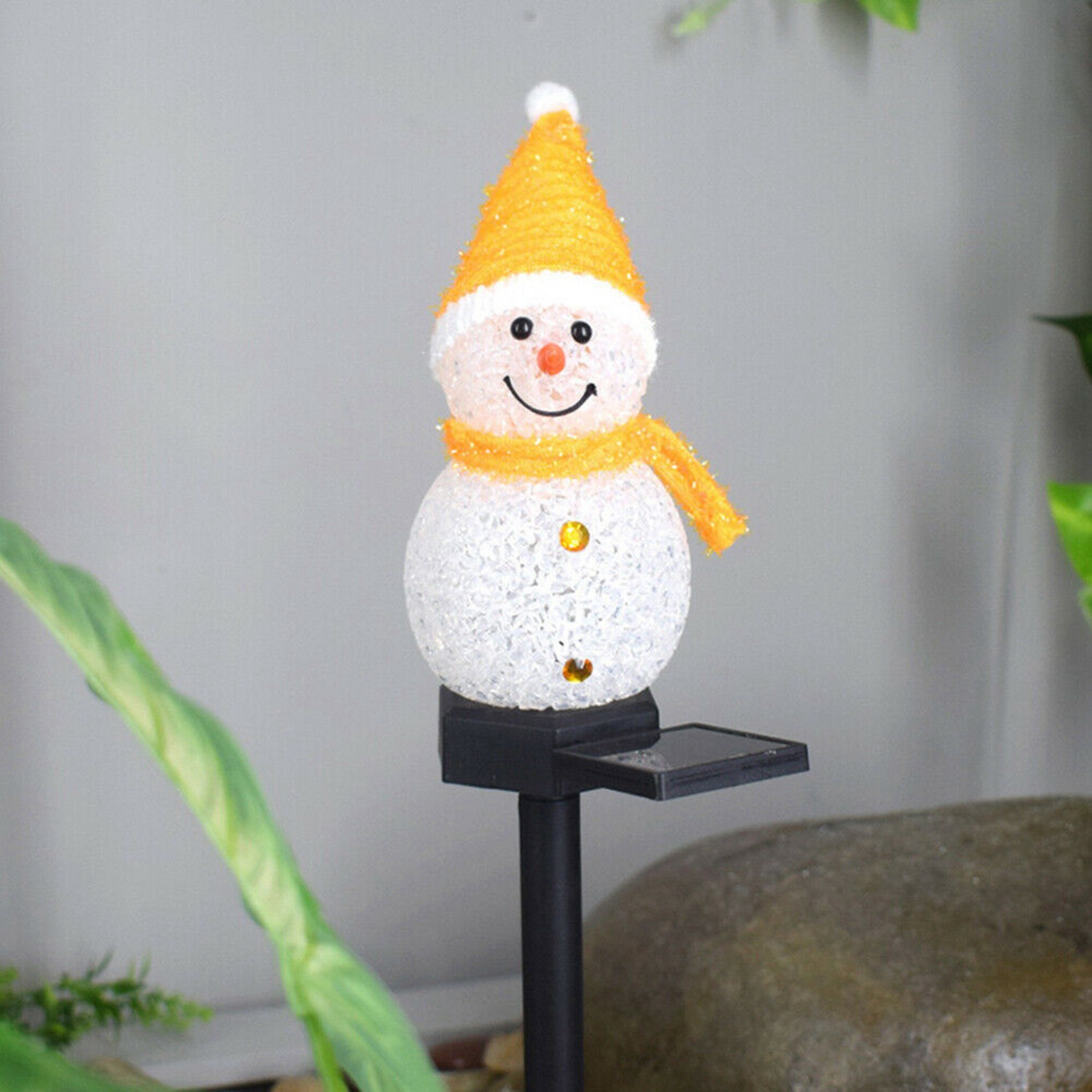أضواء شمسية على شكل رجل الثلج  - مراجعة Outdoor Power For Xmas Lights وسعره