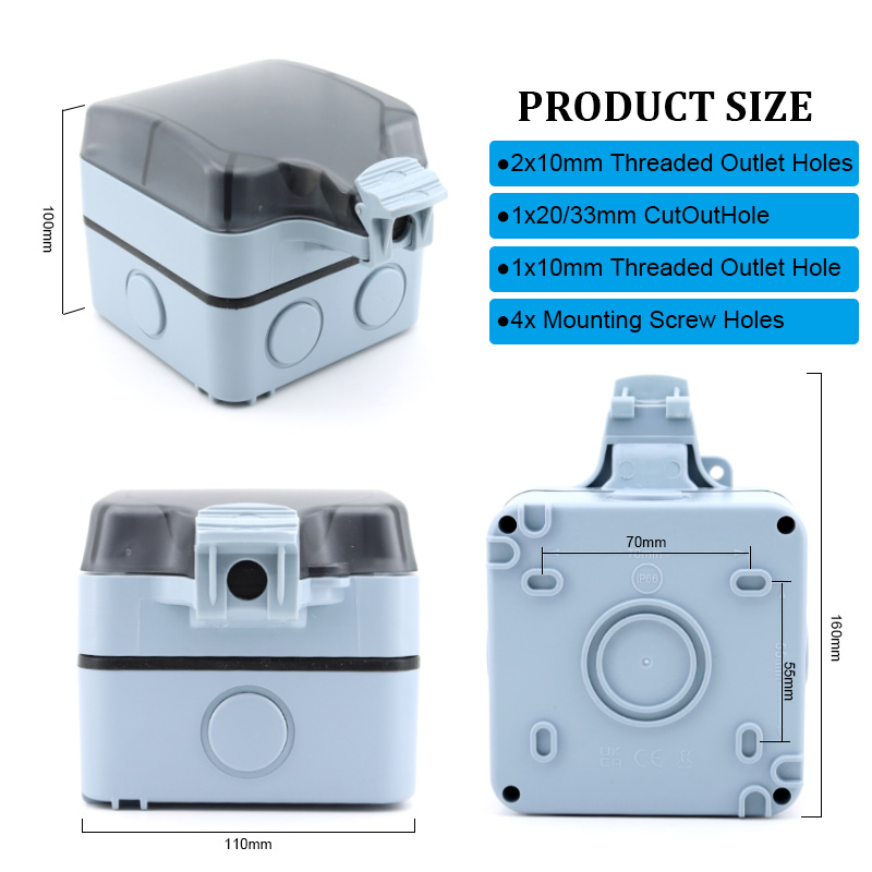 صندوق مأخذ كهربائي خارجي مقاوم - مراجعة Outdoor Power Socket Cover وسعره