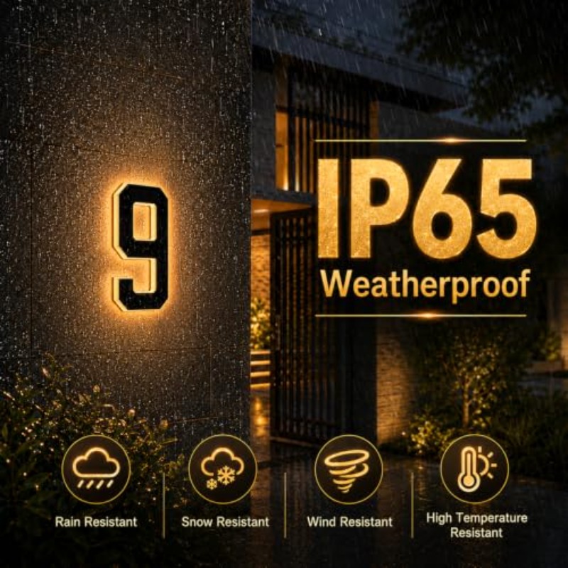 مصباح رقم المنزل يعمل بالطاقة  - مراجعة Outdoor Power House وسعره