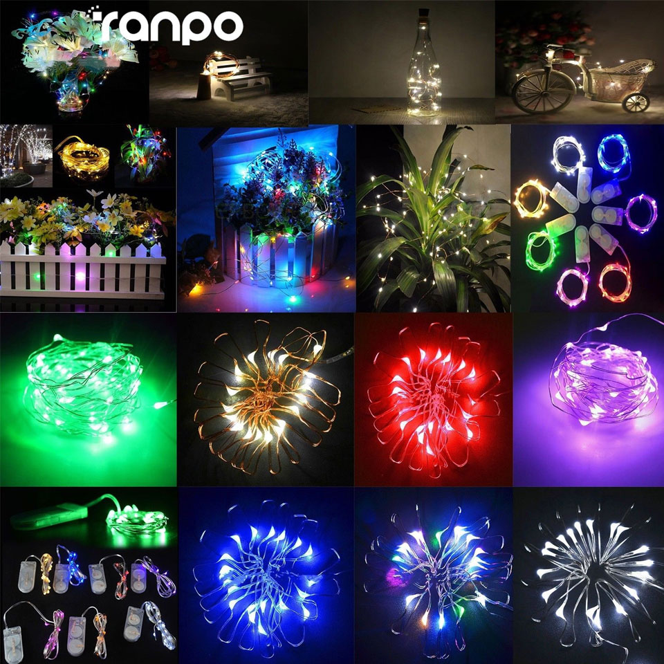 أدى النحاس الجنية سلسلة مصباح  - مراجعة Outdoor Power For Xmas Lights وسعره