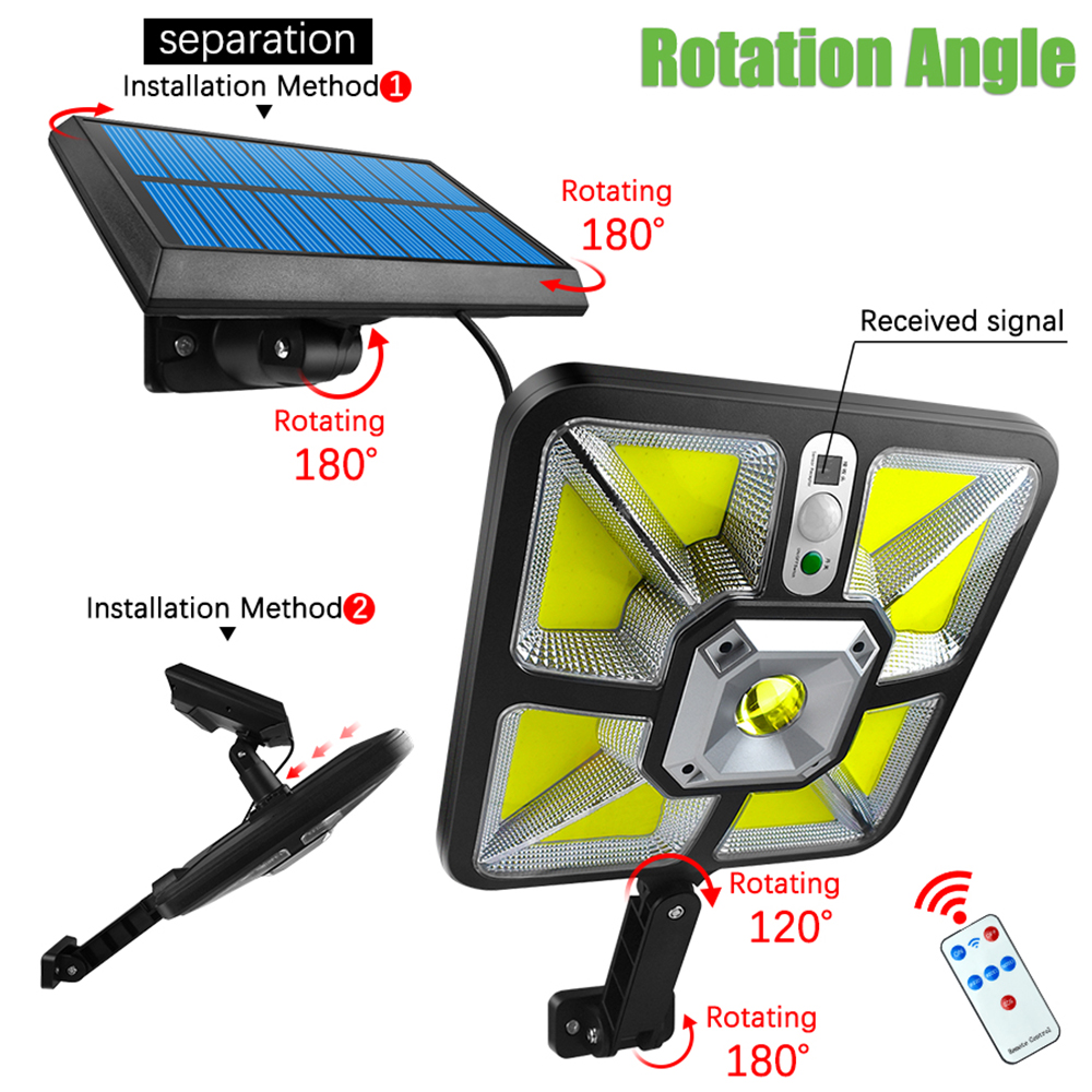 1000 واط ضوء الشارع الشمسي مع  - مراجعة Outdoor Power Garage وسعره