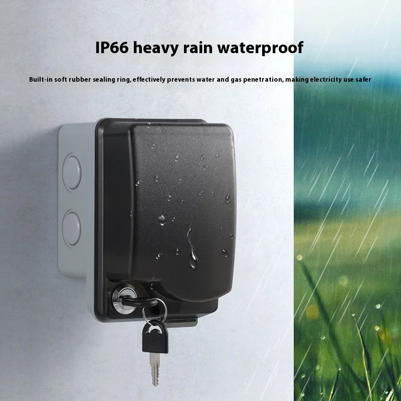 صندوق مقاوم للماء للاستخدام ال - مراجعة Outdoor Power Socket Cover وسعره