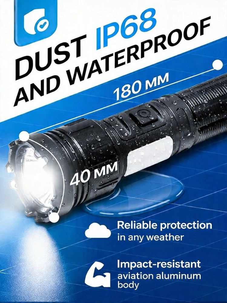 مصباح يدوي ليزر قابل لإعادة ال - مراجعة Outdoor Power Usb وسعره