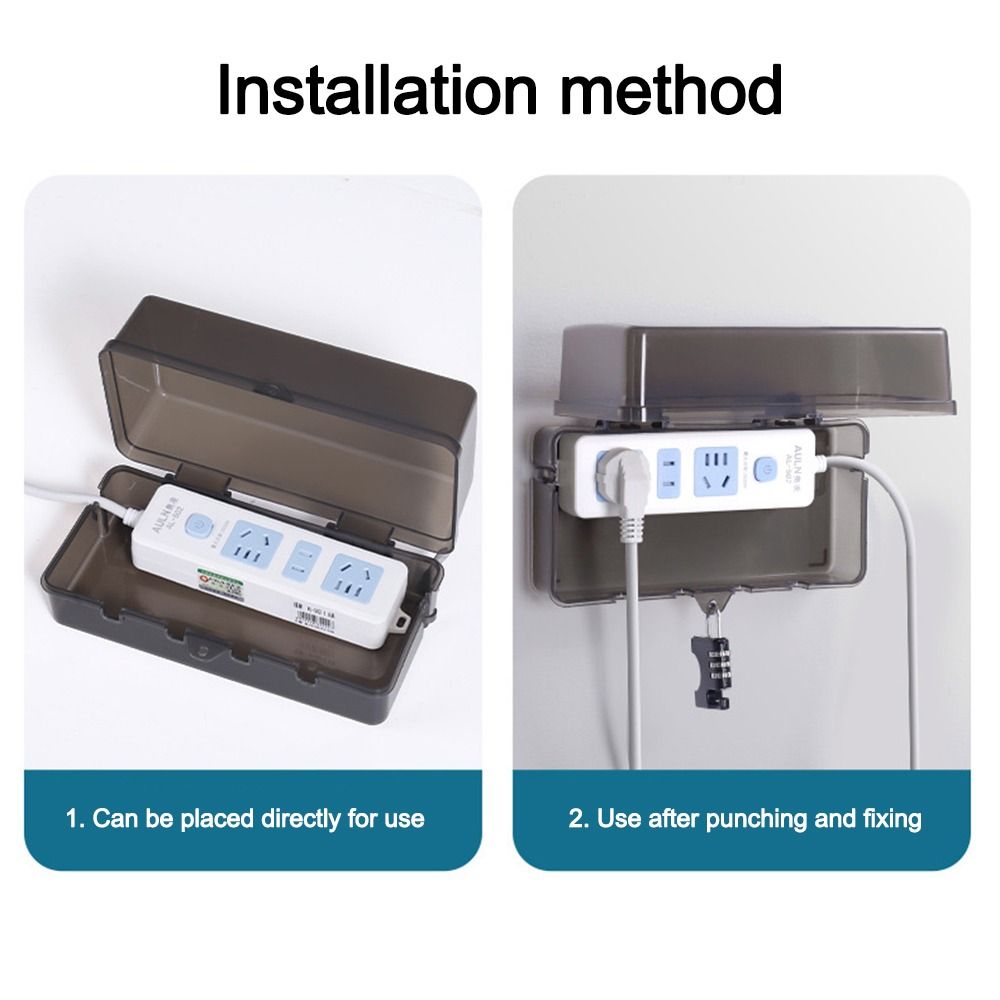 صندوق بلاستيكي محمول مضاد للسر - مراجعة Outdoor Power Outlet Weatherproof وسعره