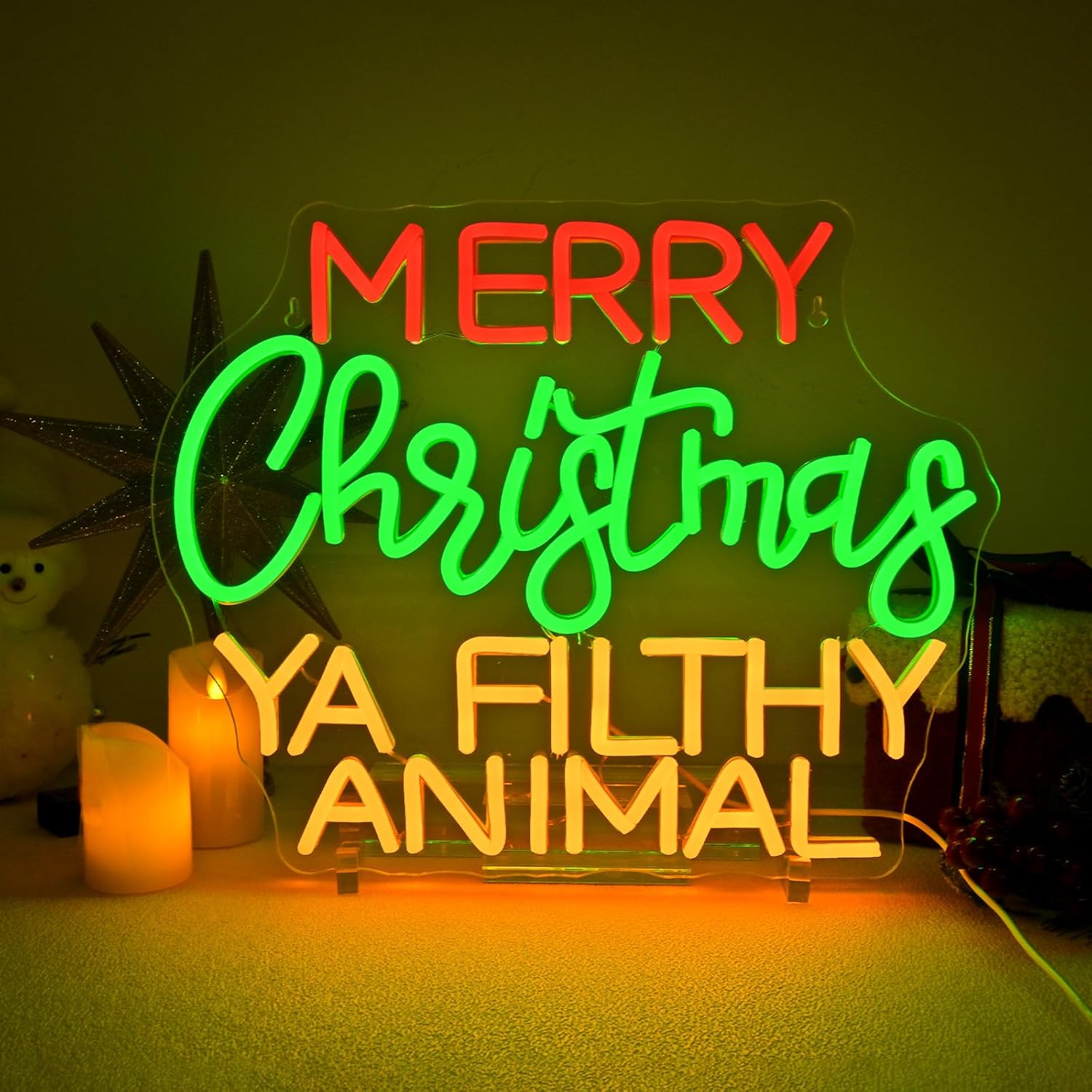 الرنة عيد الميلاد النيون تسجيل - مراجعة Outdoor Power For Xmas Lights وسعره