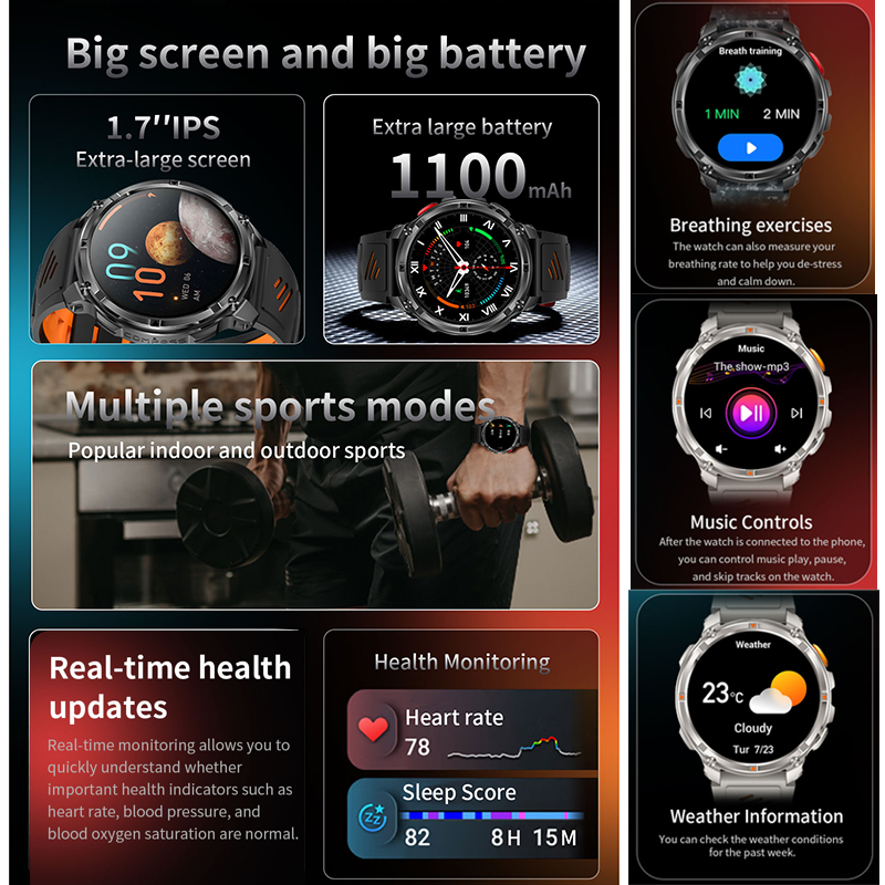 ساعة ذكية جديدة T-Rex3 Pro لعا - مراجعة Outdoor Power Hours وسعره
