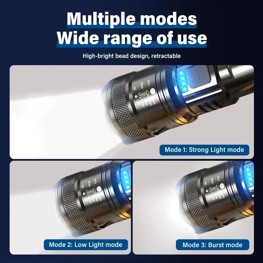التكتيكية مصباح ليد جيب 2000LM - مراجعة Outdoor Power Usb وسعره
