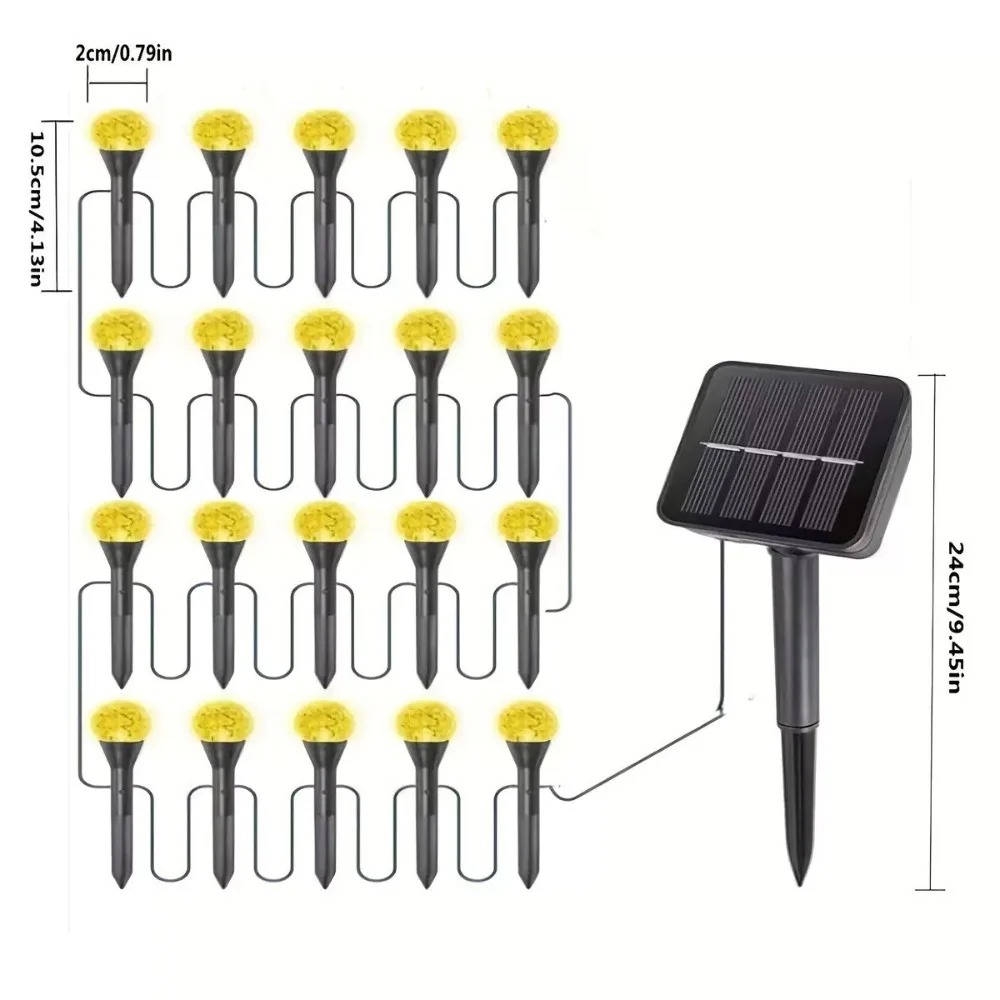 أضواء حديقة خارجية تعمل بالطاق - مراجعة Outdoor Power For Xmas Lights وسعره