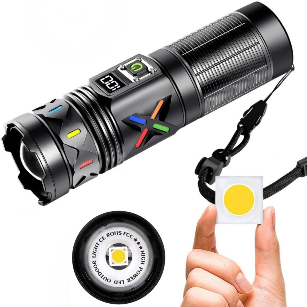مصباح يدوي LED عالي القوة قابل - مراجعة Outdoor Power Usb وسعره