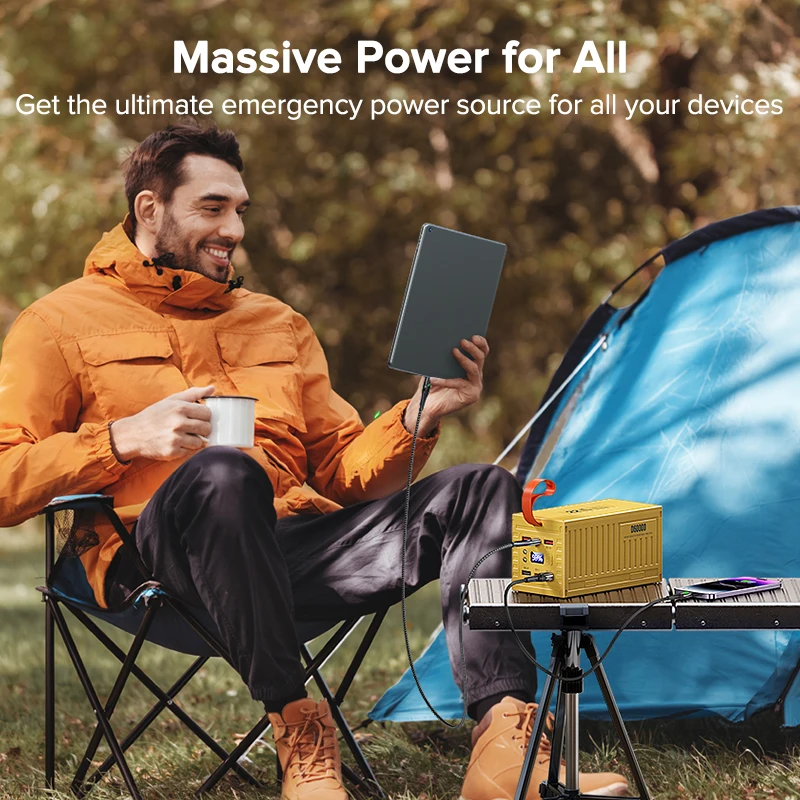 QOOVI 60000mAh قوة البنك 22.5W - مراجعة Outdoor Power Lead وسعره